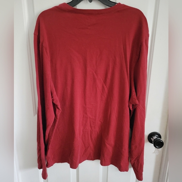 Life Is Good Shirt Sleep Men's Red Deer Stay True Pocket Crew Neck XL - Picture 4 of 5